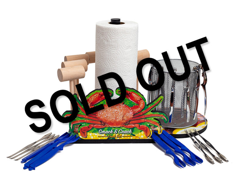 Crab Utensil Set Bluefin