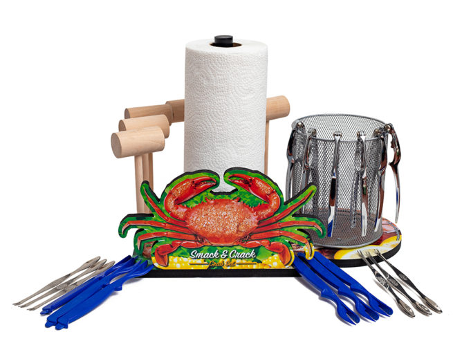 Crab Utensil Set Bluefin